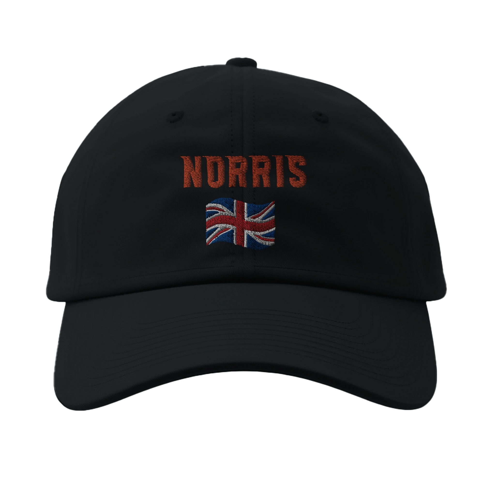 f111 merch black color baseball-cap with norris branding.