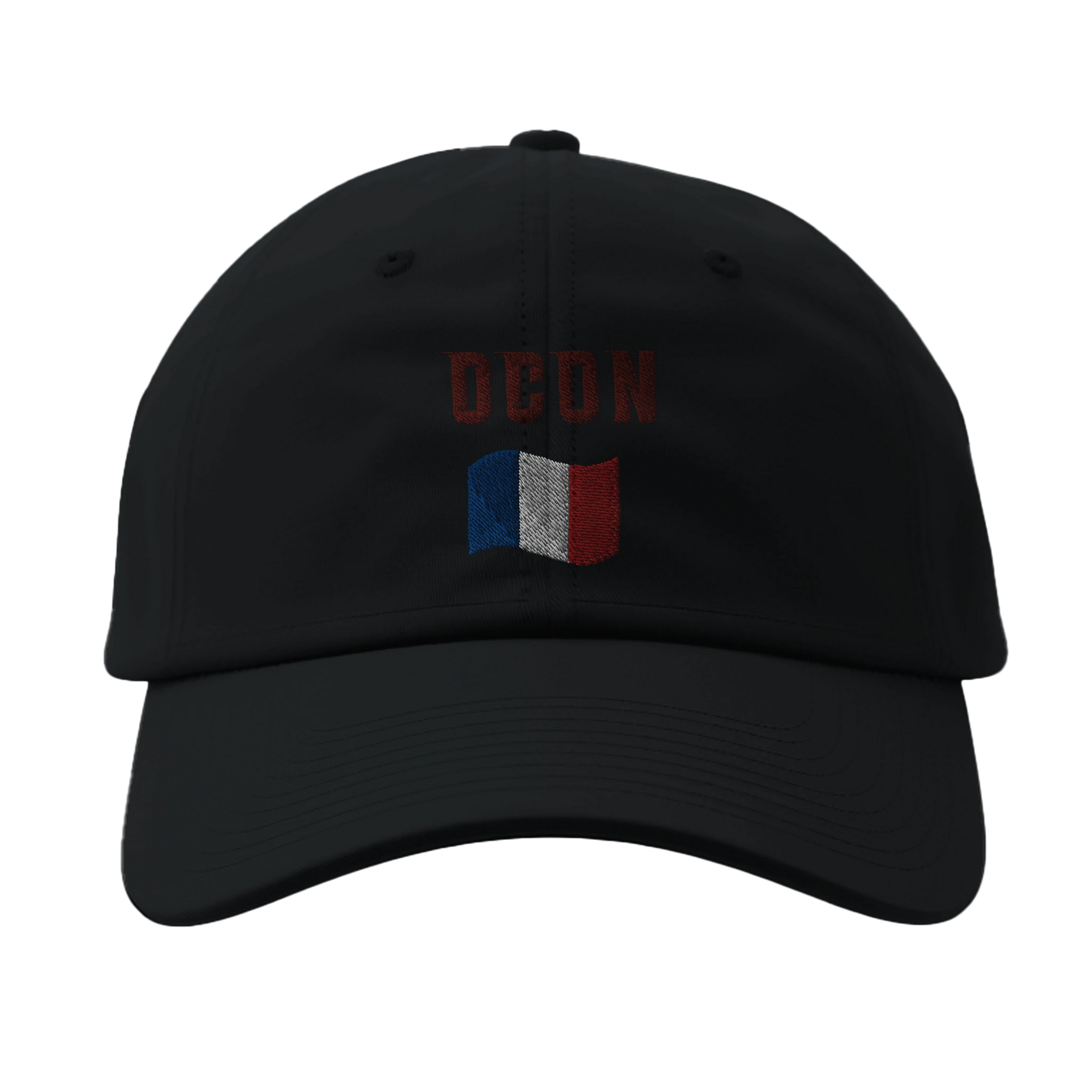 f111 merch black color baseball-cap with ocon branding.