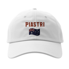 f111 merch white color baseball-cap with piastri branding.