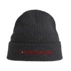 f111 merch dark-grey color beanie with verstappen branding.
