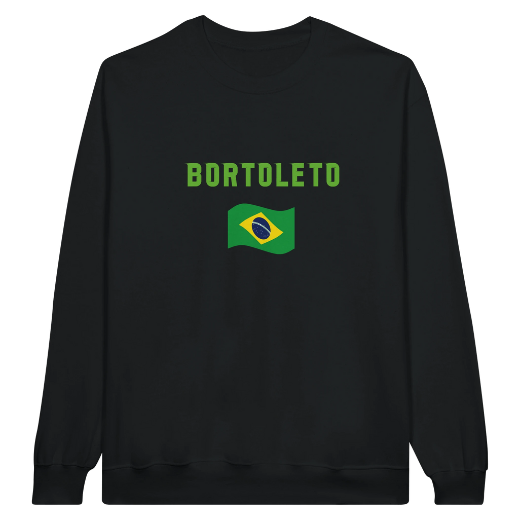 f111 merch black color sweatshirt1 with gabriel-bortoleto branding.