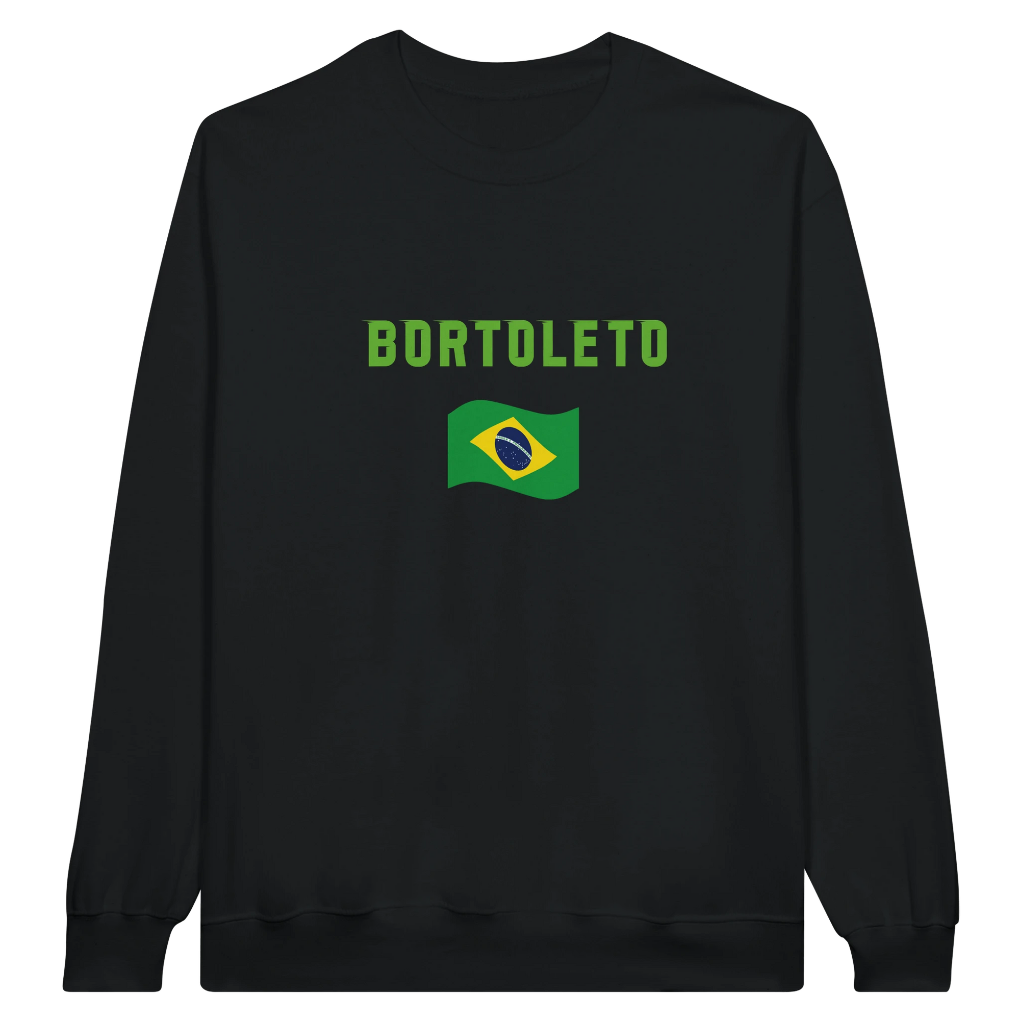 f111 merch black color sweatshirt1 with gabriel-bortoleto branding.