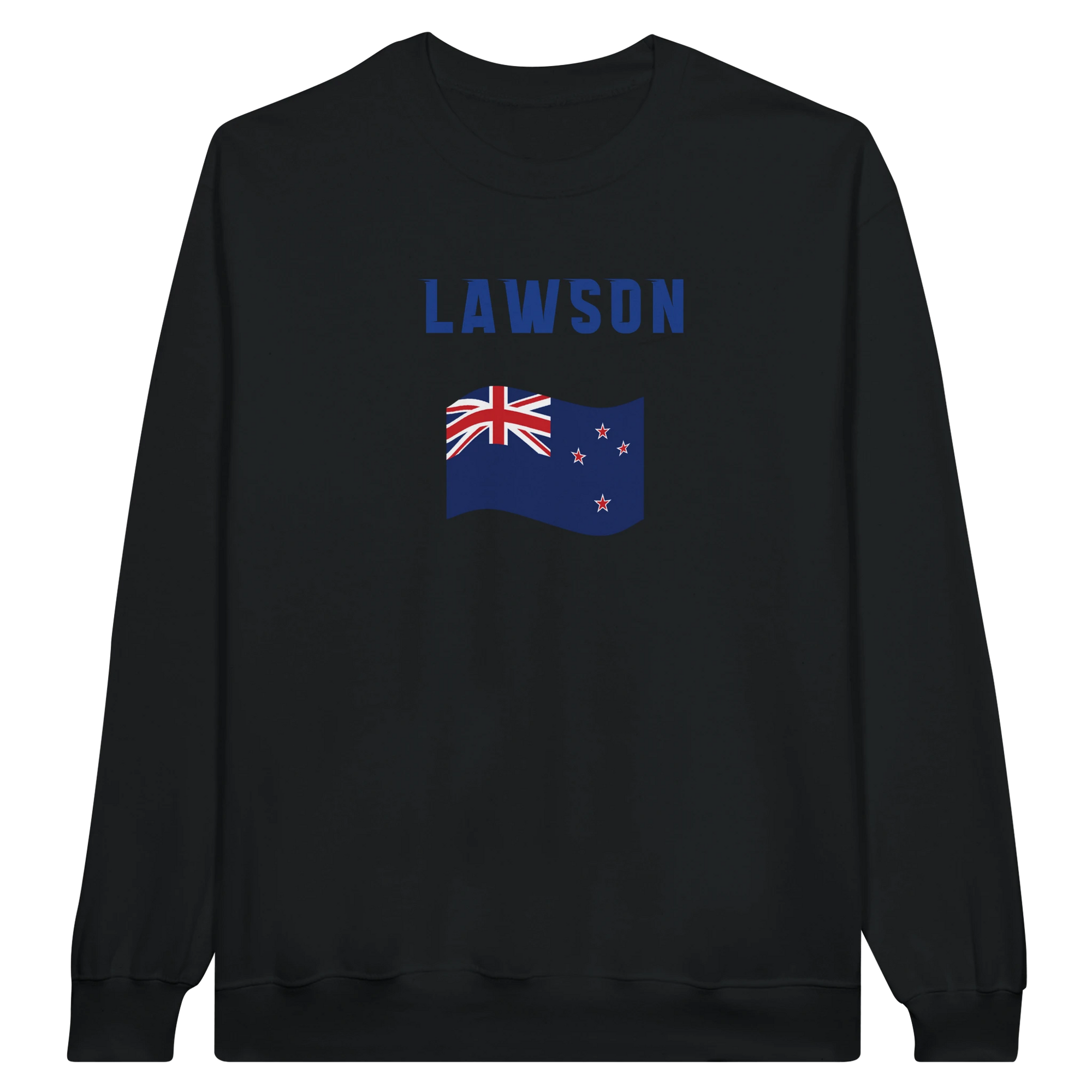 f111 merch black color sweatshirt1 with liam-lawson branding.