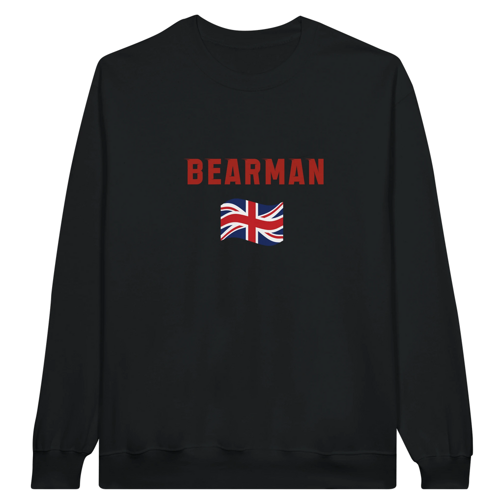 f111 merch black color sweatshirt1 with oliver-bearman branding.