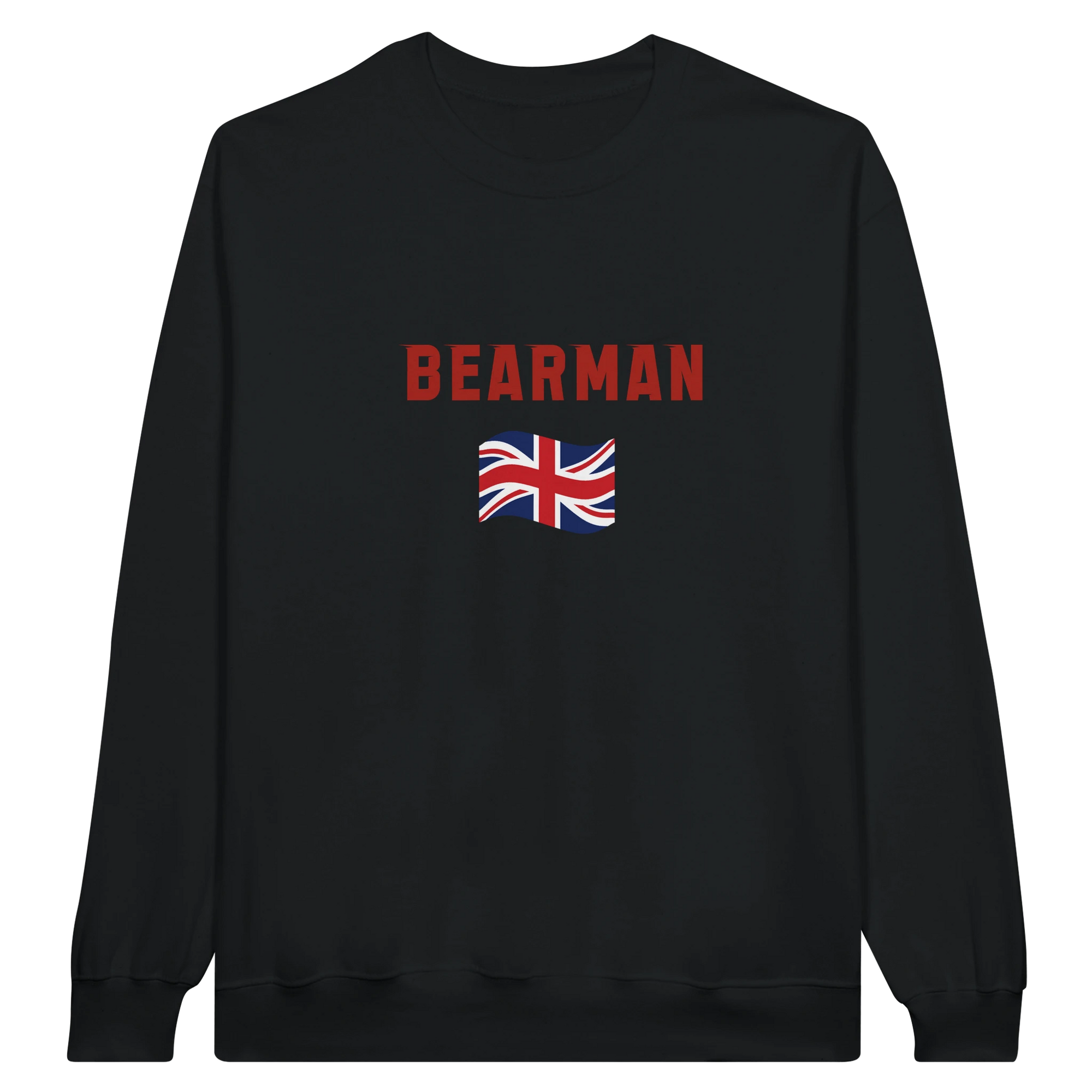 f111 merch black color sweatshirt1 with oliver-bearman branding.