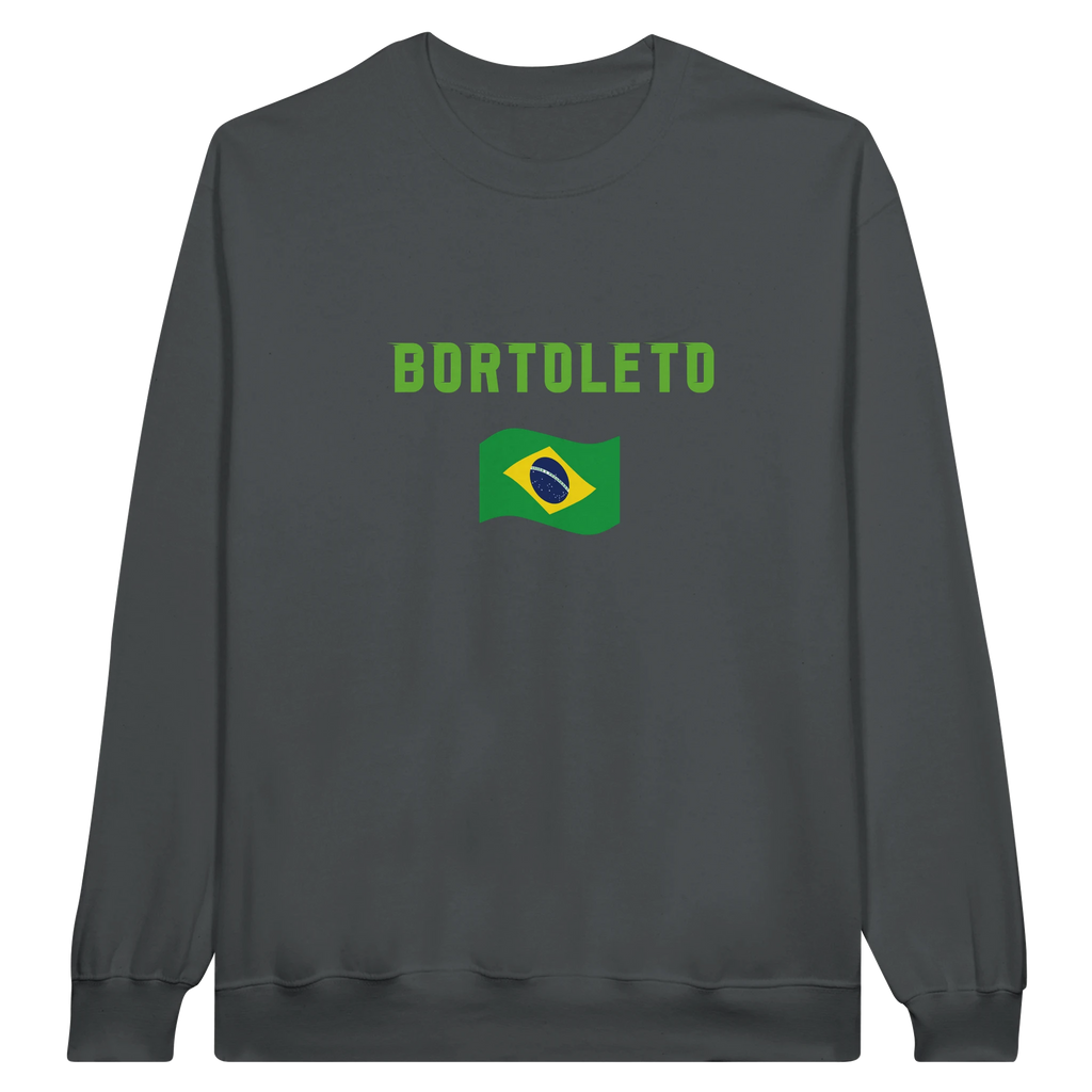 f111 merch charcoal color sweatshirt1 with gabriel-bortoleto branding.