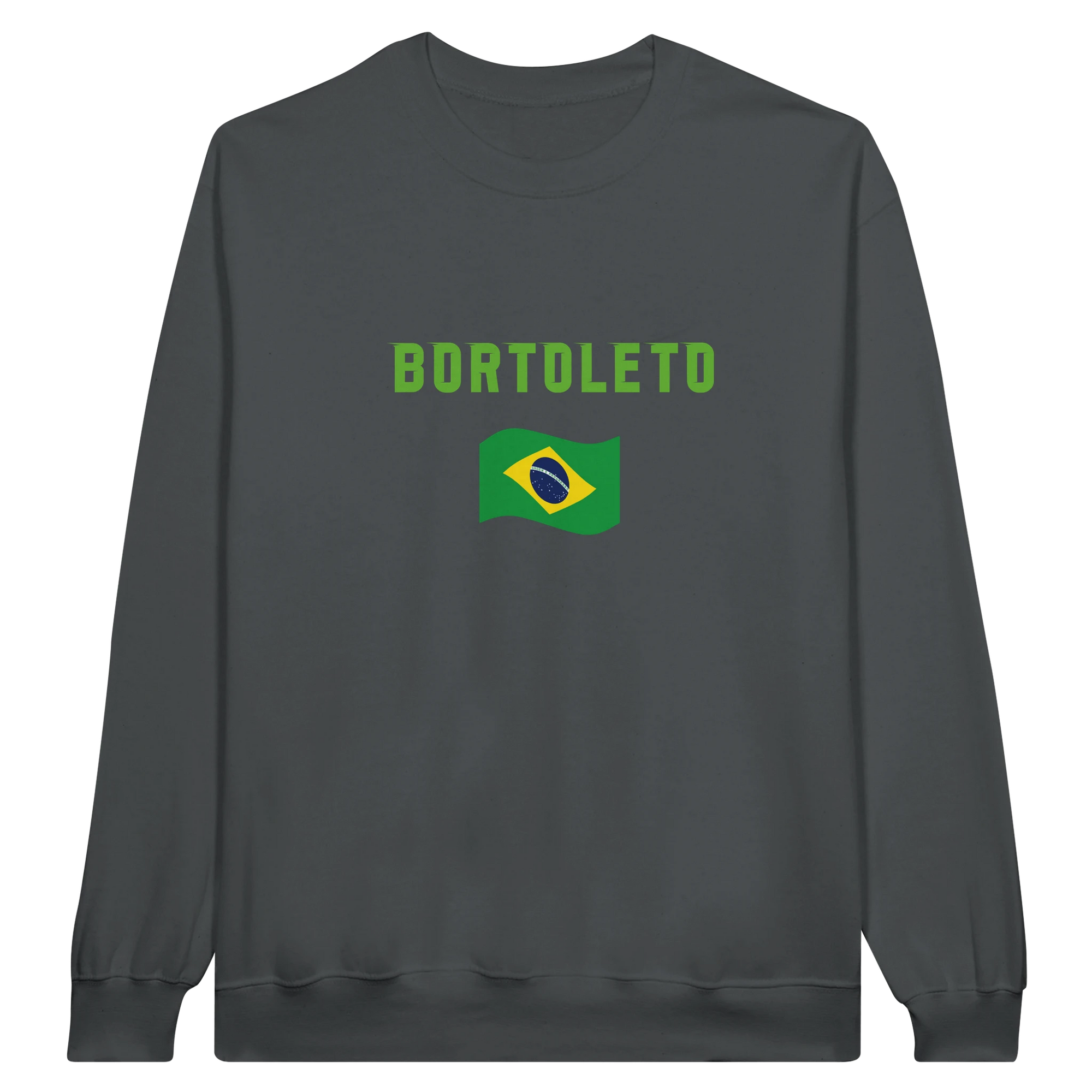 f111 merch charcoal color sweatshirt1 with gabriel-bortoleto branding.