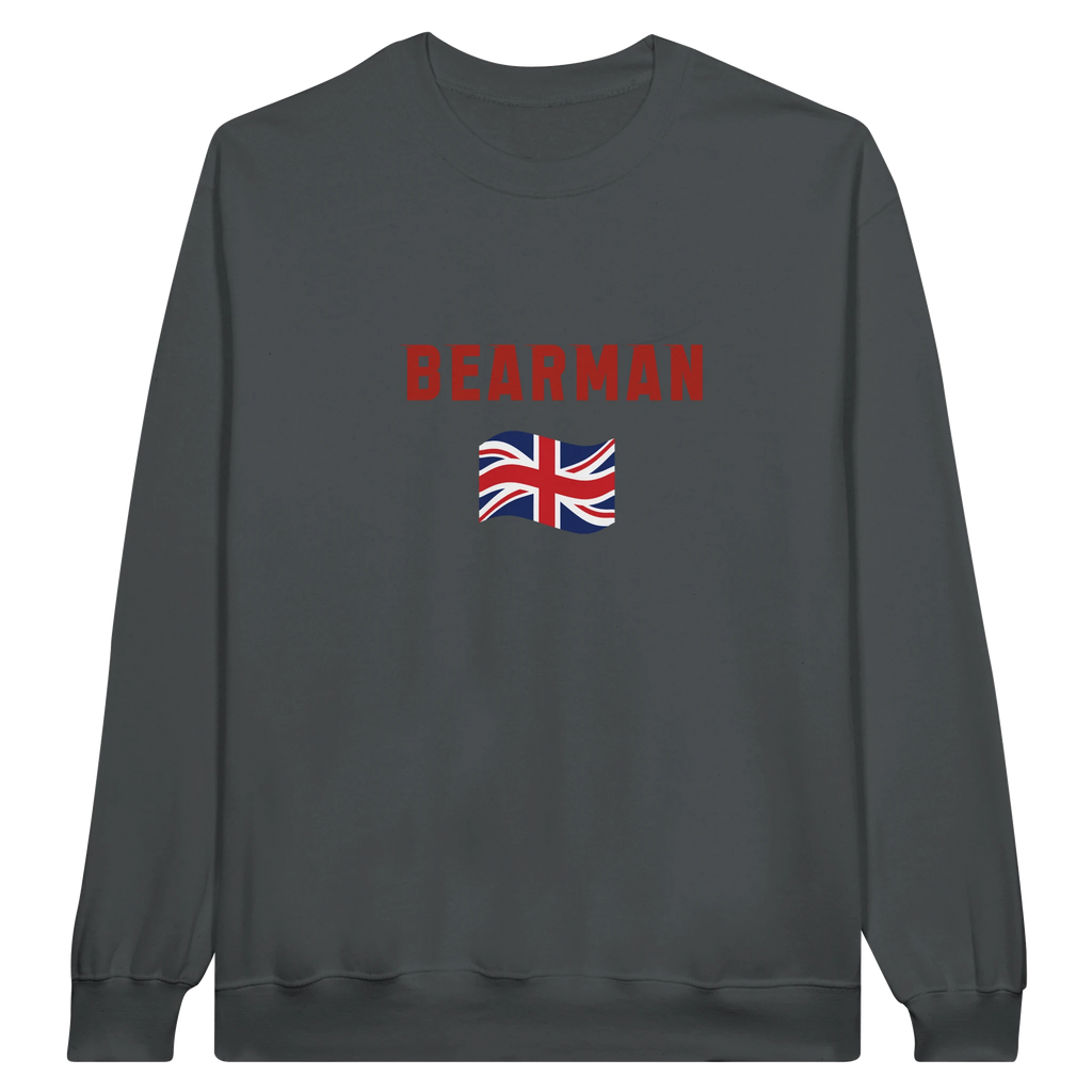 f111 merch charcoal color sweatshirt1 with oliver-bearman branding.