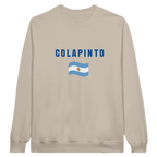 f111 merch sand color sweatshirt1 with franco-colapinto branding.