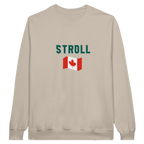 f111 merch sand color sweatshirt1 with lance-stroll branding.