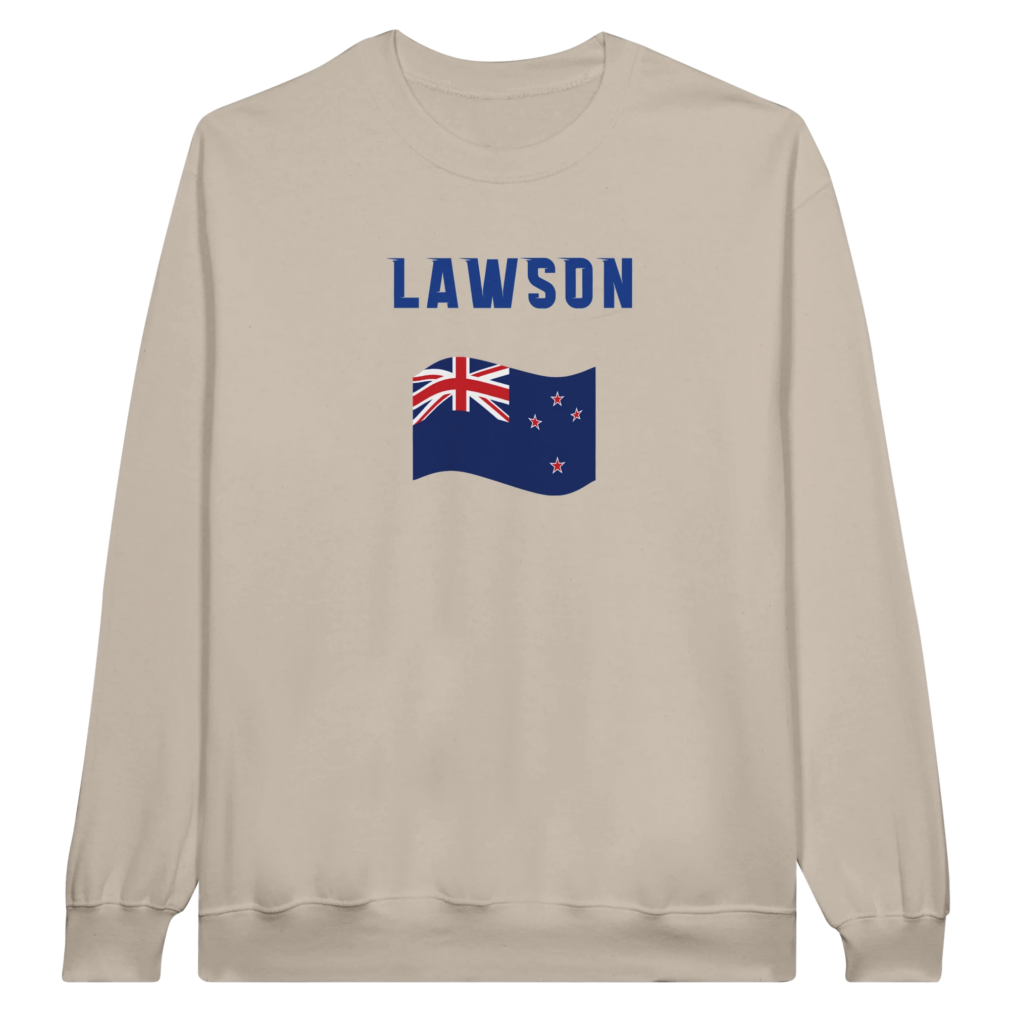f111 merch sand color sweatshirt1 with liam-lawson branding.