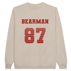 f111 merch sand color sweatshirt1 with oliver-bearman branding.