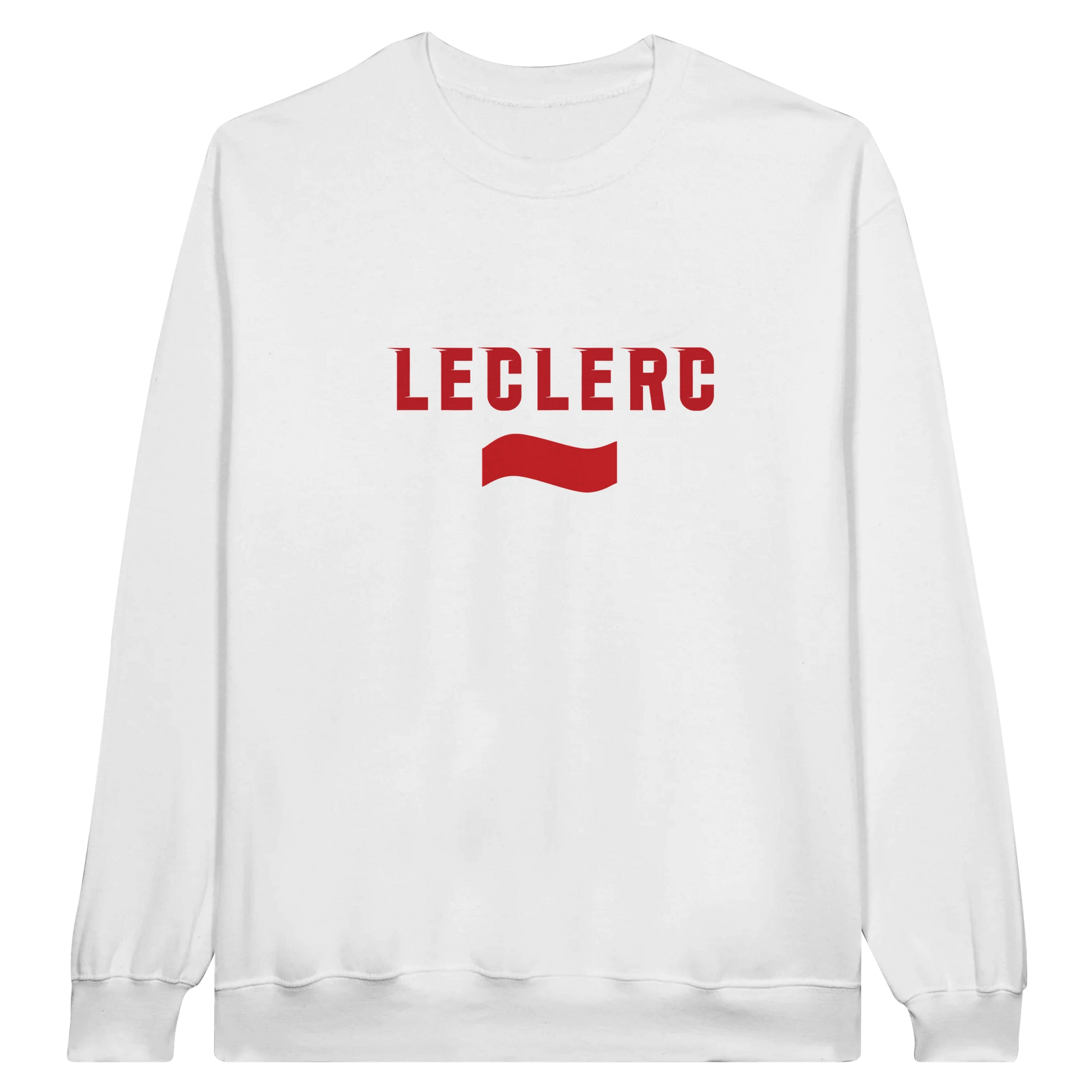 f111 merch white color sweatshirt1 with charles-leclerc branding.