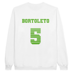 f111 merch white color sweatshirt1 with gabriel-bortoleto branding.