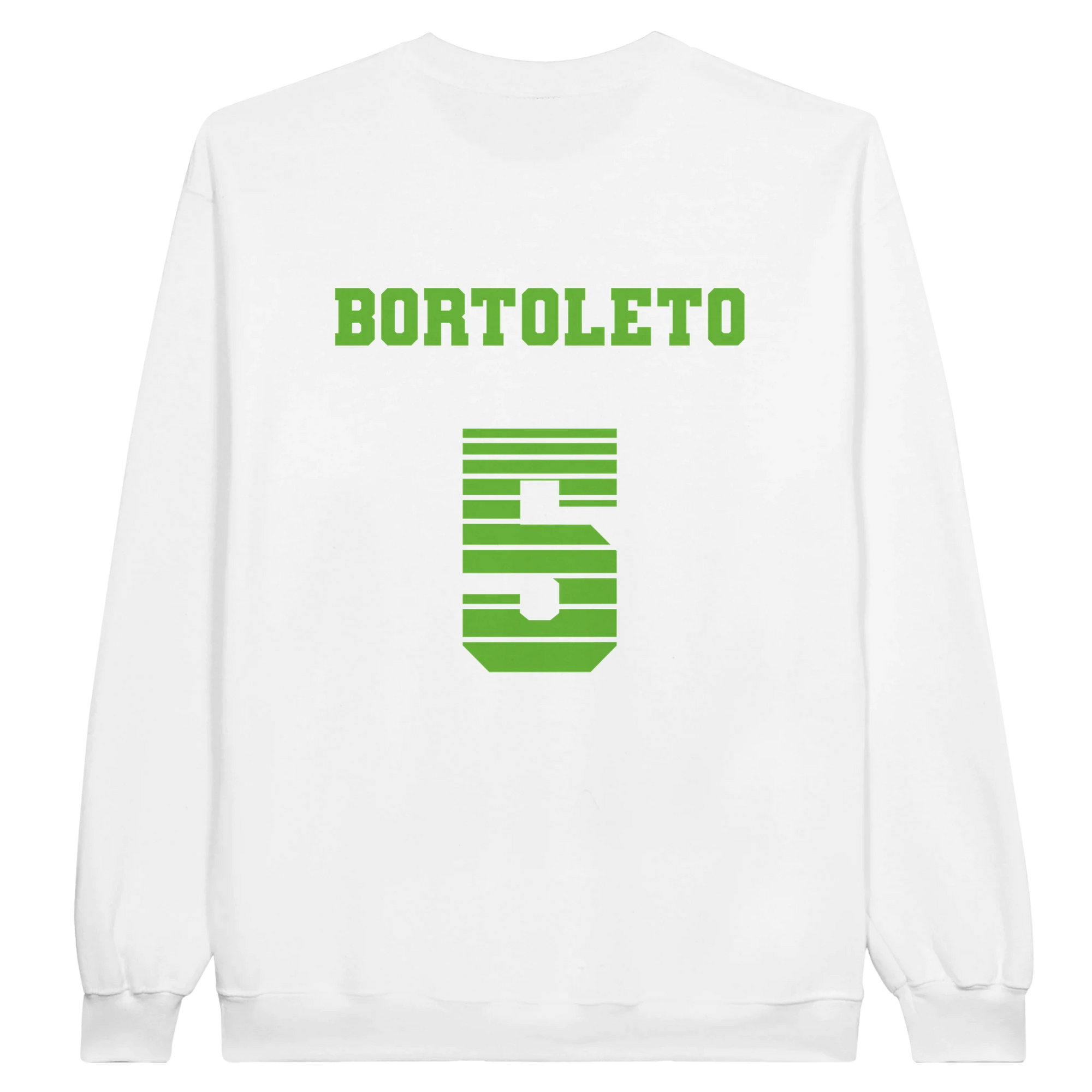 f111 merch white color sweatshirt1 with gabriel-bortoleto branding.