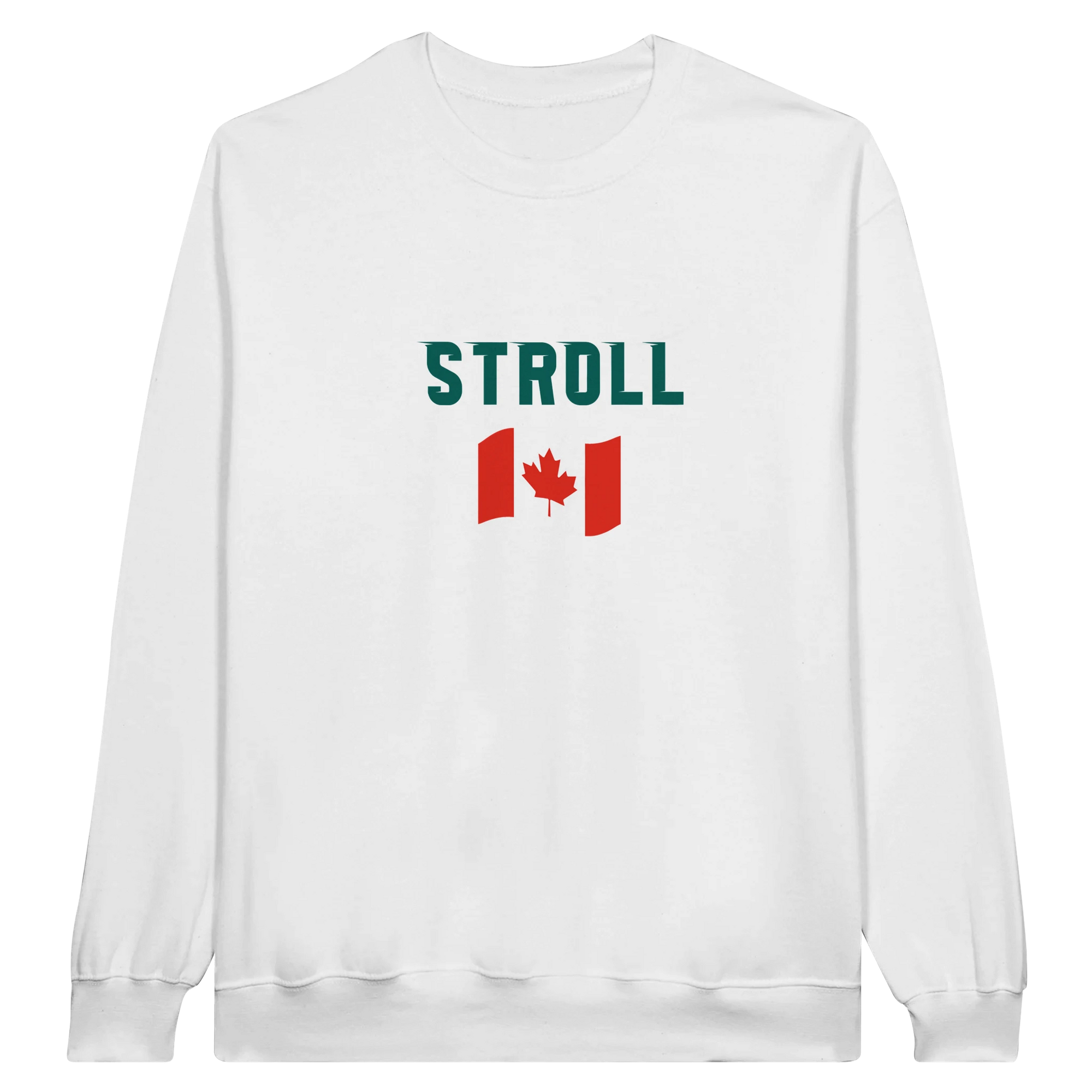 f111 merch white color sweatshirt1 with lance-stroll branding.