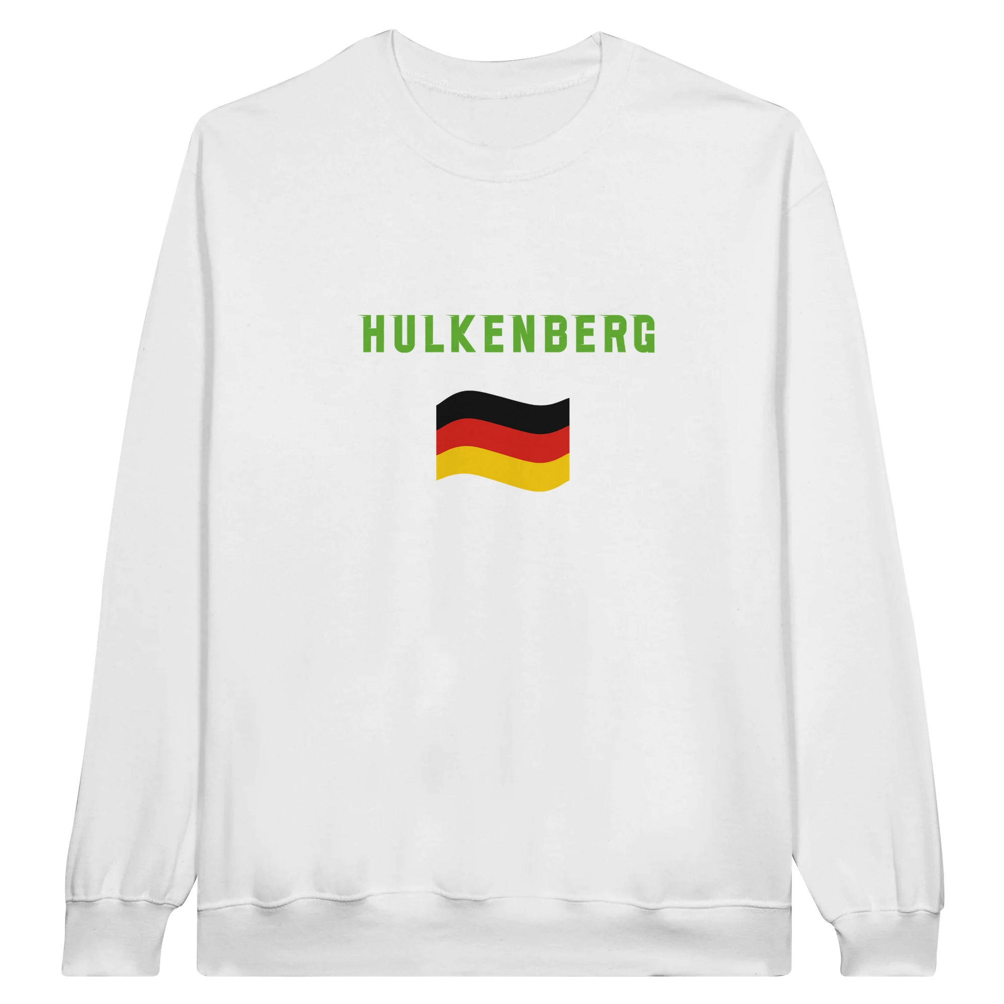 f111 merch white color sweatshirt1 with nico-hulkenberg branding.