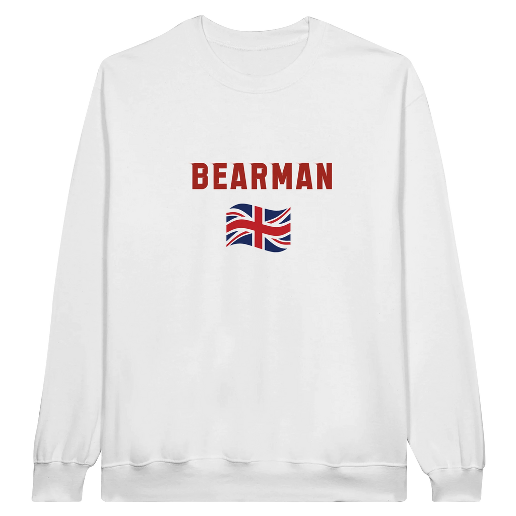 f111 merch white color sweatshirt1 with oliver-bearman branding.