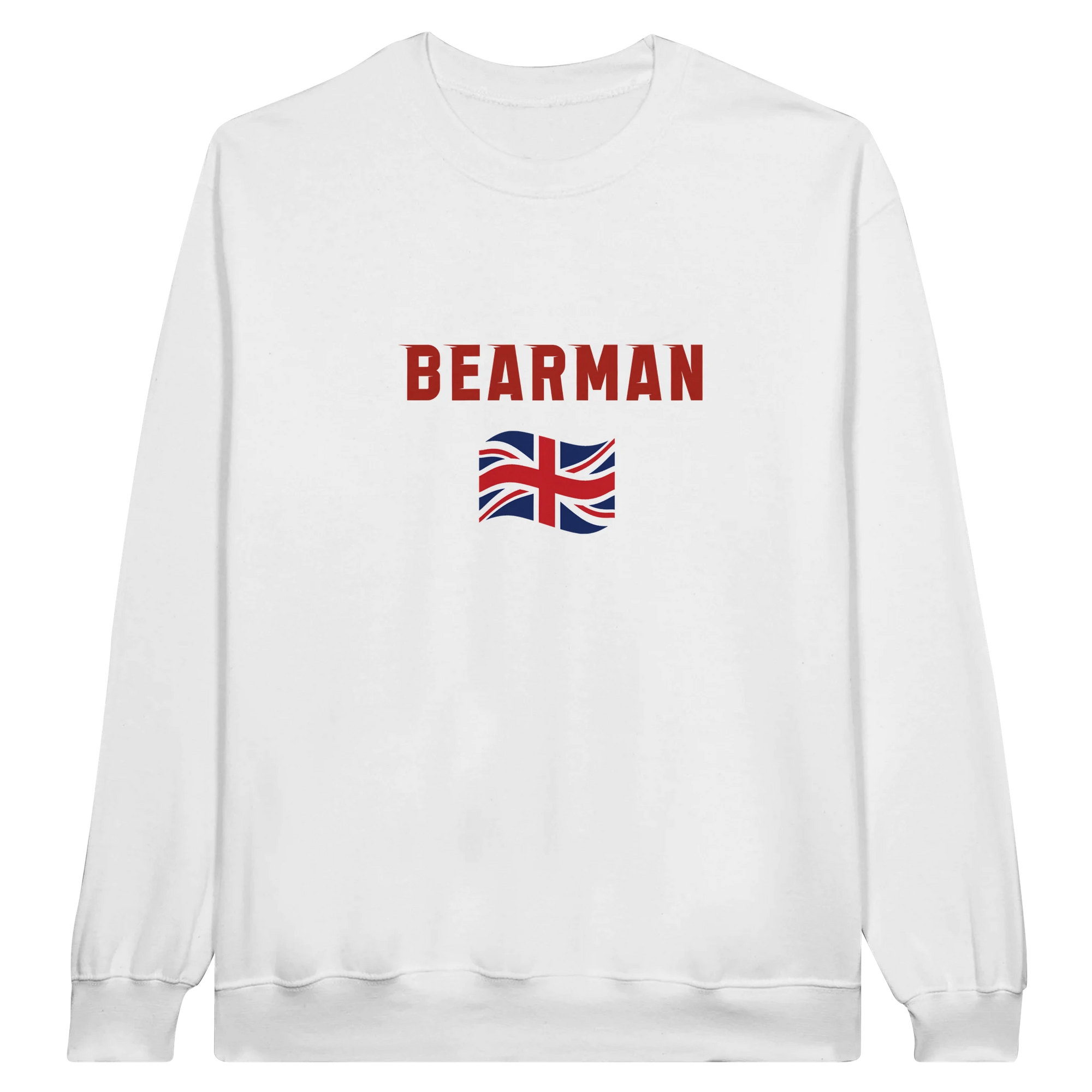 f111 merch white color sweatshirt1 with oliver-bearman branding.