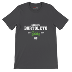 f111 merch dark-grey color t-shirt with bortoleto branding.