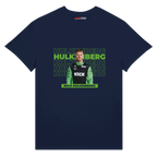 f111 merch navy color t-shirt with hulkenberg branding.