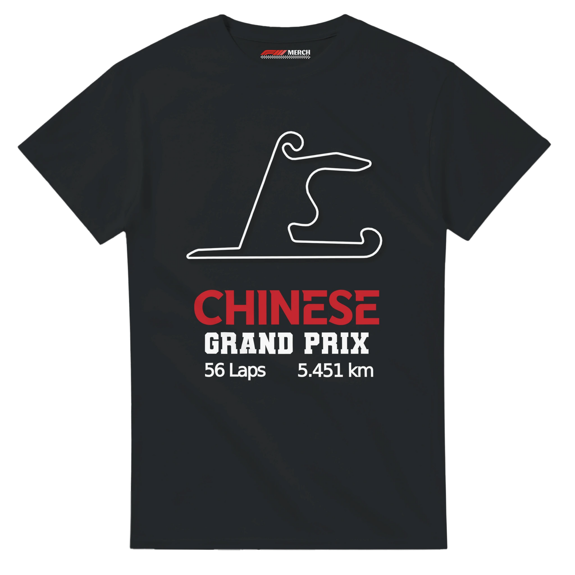 f111 merch black color t-shirt1 with chinese-grand-prix branding.