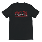 f111 merch black color t-shirt1 with esteban-ocon branding.