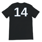 f111 merch black color t-shirt1 with fernando-alonso branding.