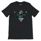 f111 merch black color t-shirt1 with fernando-alonso branding.