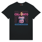 f111 merch black color t-shirt1 with franco-colapinto branding.
