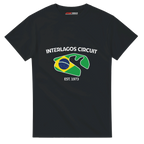 f111 merch black color t-shirt1 with interlagos-circuit branding.