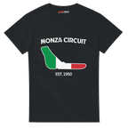 f111 merch black color t-shirt1 with monza-circuit branding.