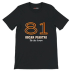 f111 merch black color t-shirt1 with oscar-piastri branding.
