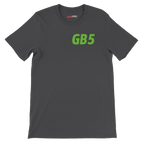 f111 merch dark-grey color t-shirt1 with gabriel-bortoleto branding.