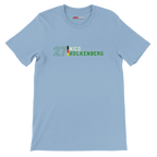 f111 merch light-blue color t-shirt1 with nico-hulkenberg branding.