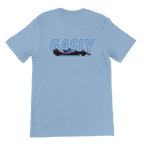 f111 merch light-blue color t-shirt1 with pierre-gasly branding.