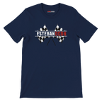 f111 merch navy color t-shirt1 with esteban-ocon branding.