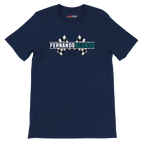 f111 merch navy color t-shirt1 with fernando-alonso branding.