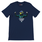 f111 merch navy color t-shirt1 with fernando-alonso branding.