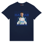 f111 merch navy color t-shirt1 with isack-hadjar branding.