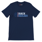 f111 merch navy color t-shirt1 with isack-hadjar branding.