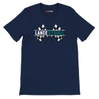 f111 merch navy color t-shirt1 with lance-stroll branding.