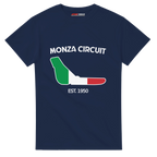 f111 merch navy color t-shirt1 with monza-circuit branding.