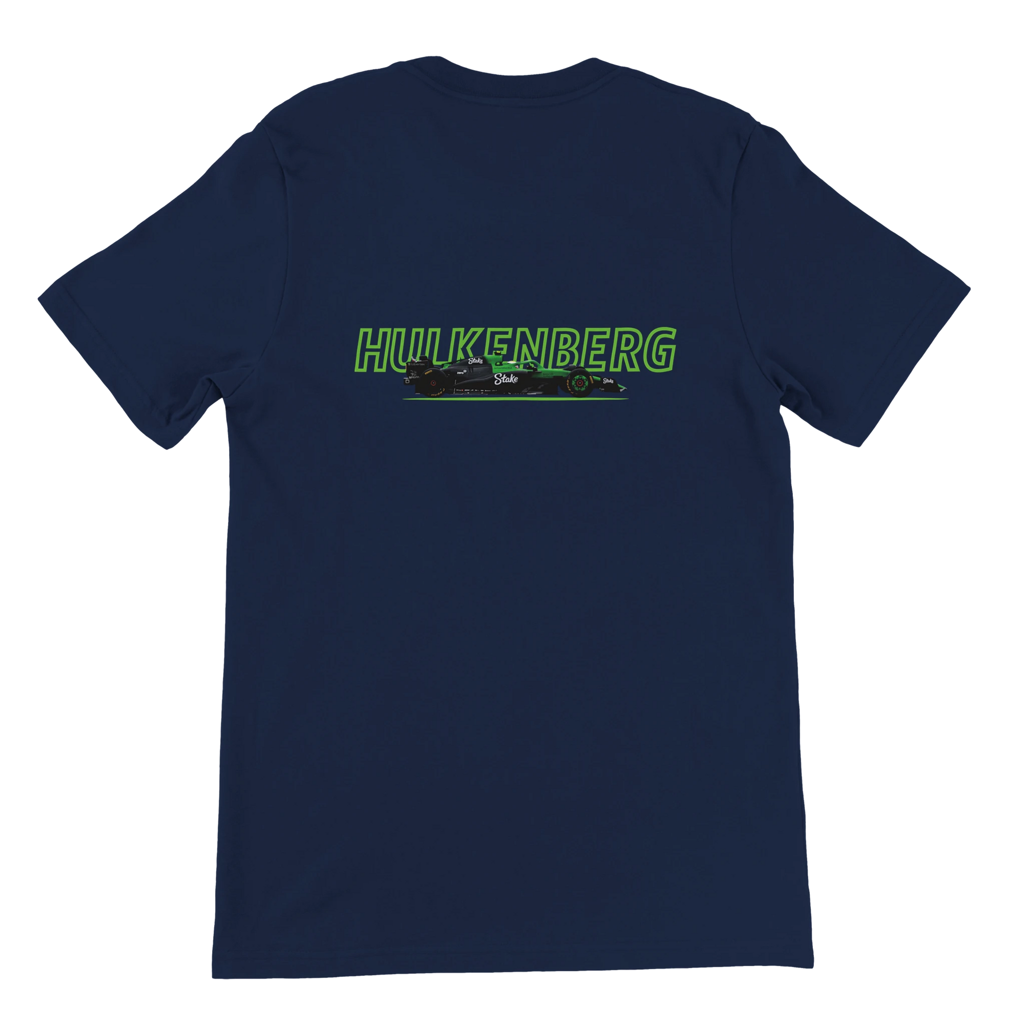 f111 merch navy color t-shirt1 with nico-hulkenberg branding.