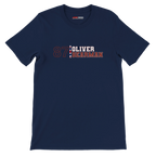 f111 merch navy color t-shirt1 with oliver-bearman branding.