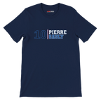 f111 merch navy color t-shirt1 with pierre-gasly branding.