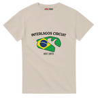 f111 merch sand color t-shirt1 with interlagos-circuit branding.