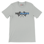 f111 merch silver color t-shirt1 with franco-colapinto branding.