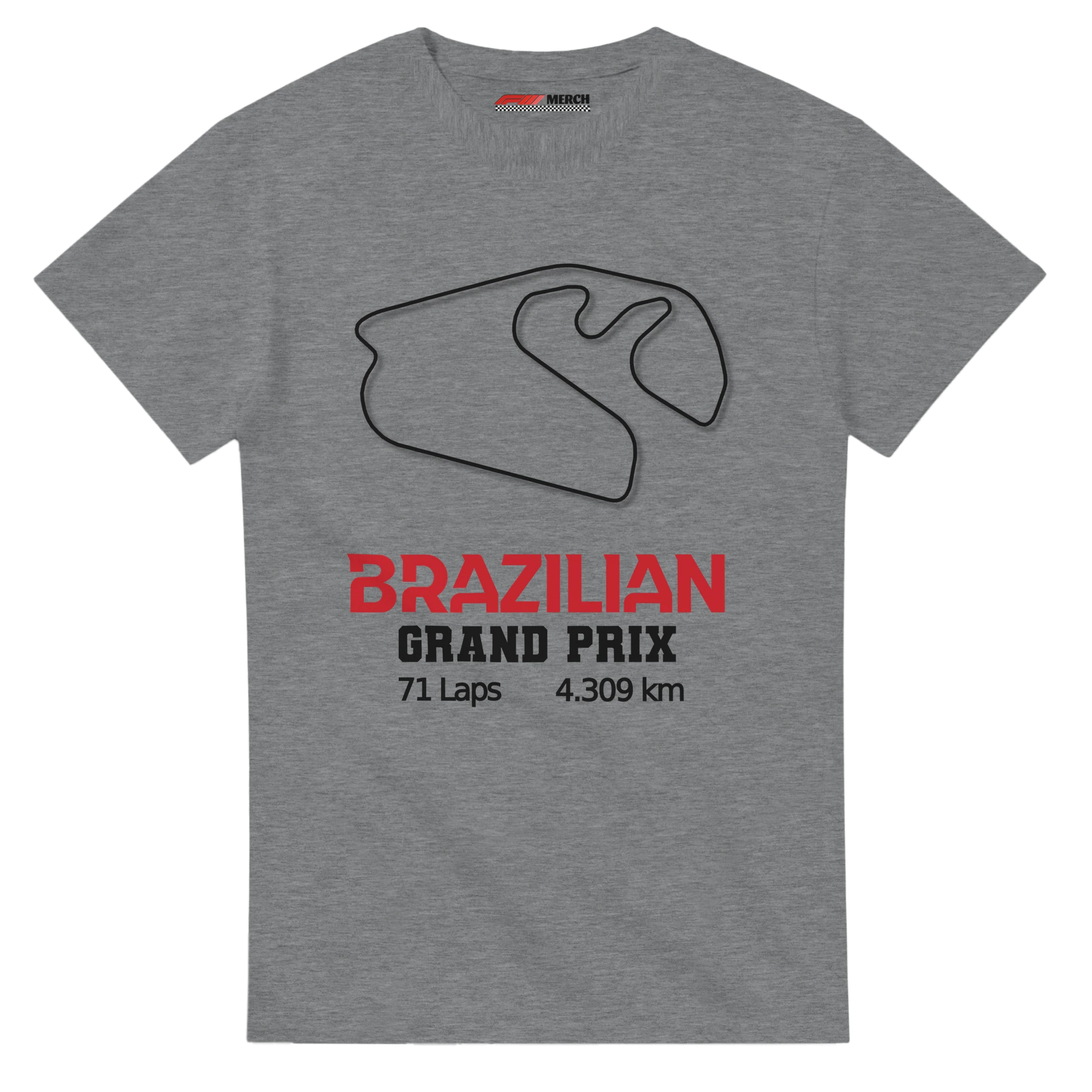 f111 merch sport-grey color t-shirt1 with brazilian-grand-prix branding.