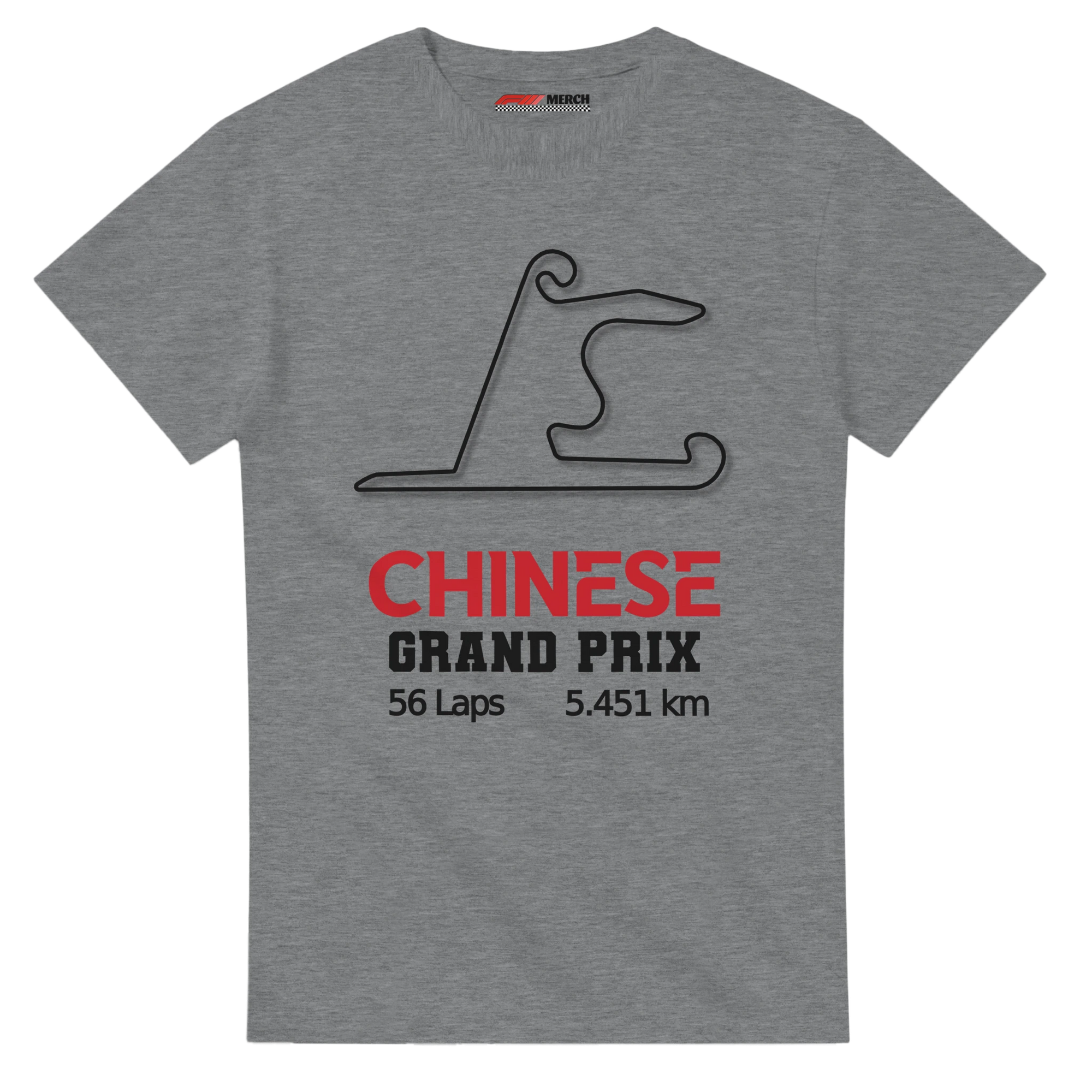 f111 merch sport-grey color t-shirt1 with chinese-grand-prix branding.